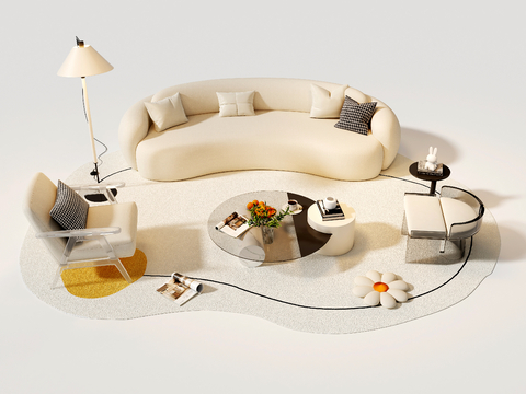 Cream style sofa