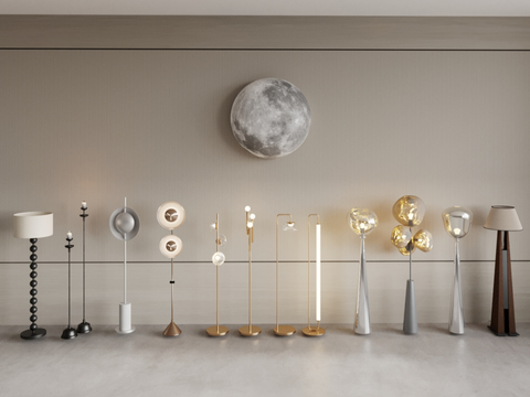 Creative floor lamp art floor lamp free