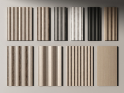 Modern Panel Grille panel Wood veneer