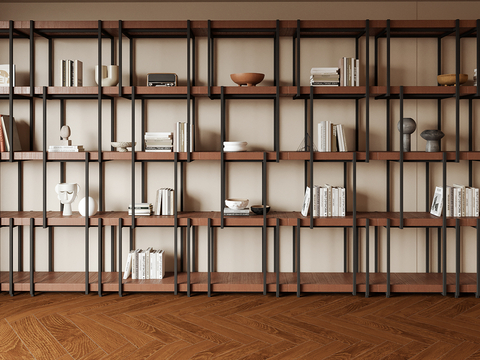 Modern Bookshelf Storage Rack