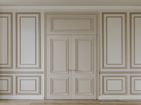 European-style double door