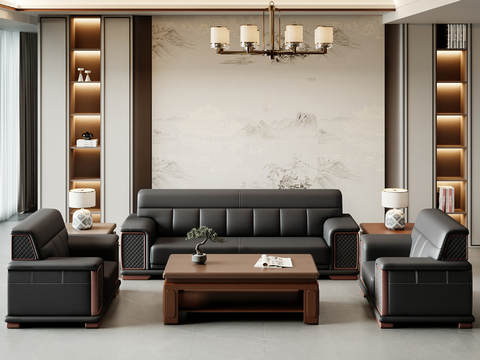 Chinese Style Office Sofa Sectional Sofa