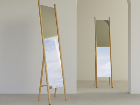 Modern mirror Full-body mirror Cloakroom mirror Floor mirror