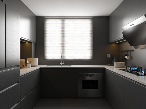 Dark Style Kitchen