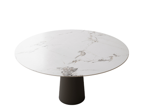 Modern round dining table