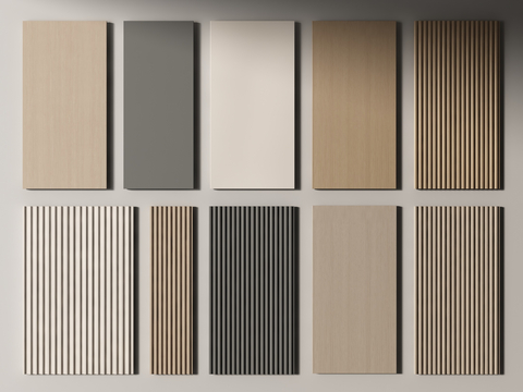 Modern Panel Grille panel Wood veneer