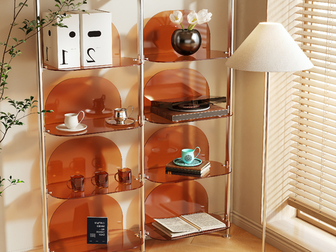 Acrylic Decorative Rack Storage Rack