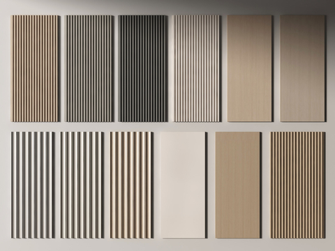 Modern Panel Grille panel Wood veneer