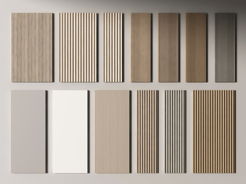 Modern Panel Grille panel Wood veneer