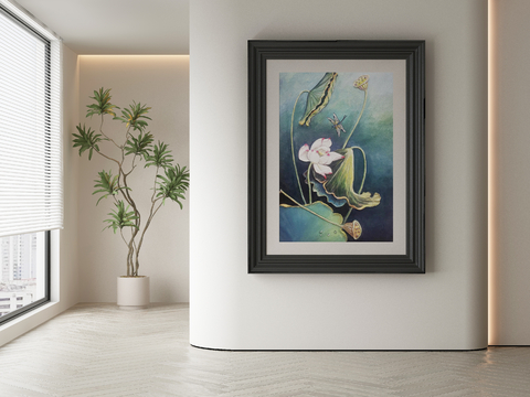 New Chinese Decorative Painting Lotus Hanging Painting