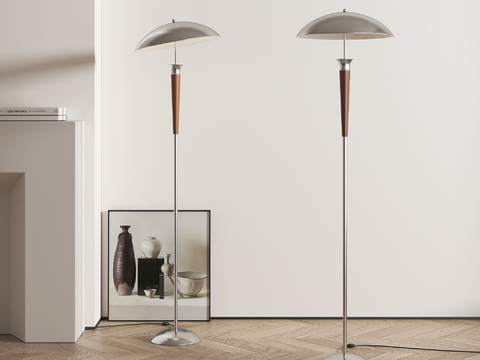 Middle ancient floor lamp metal floor lamp