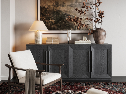 American Side Cabinet Entrance Cabinet Lounge Chair