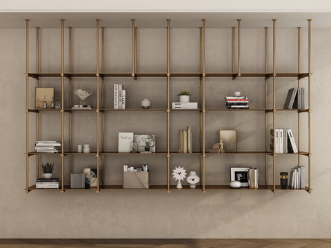 Affordable Luxury Style Bookshelf Storage Rack