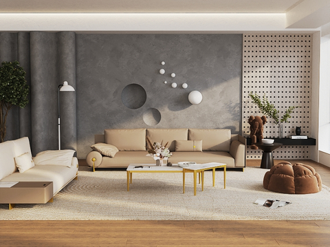 modern minimalist living room free