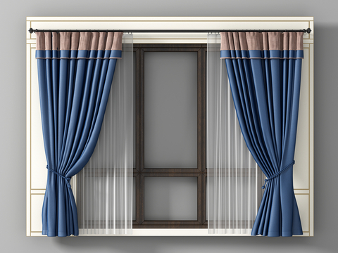 Jane European Curtain Screen Curtain Curtain Rod Window