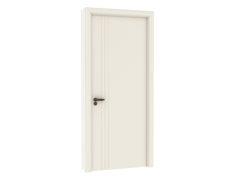 Modern single door flat door