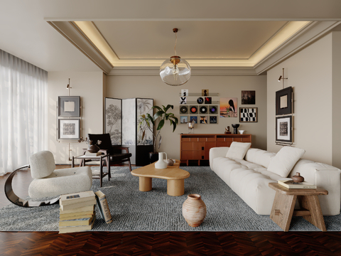 Middle Style Living Room