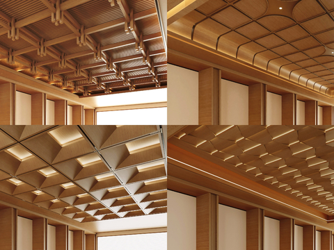 Modern Solid Wood Ceiling Ceiling