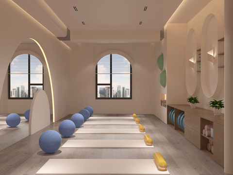 Cream Style Yoga Studio