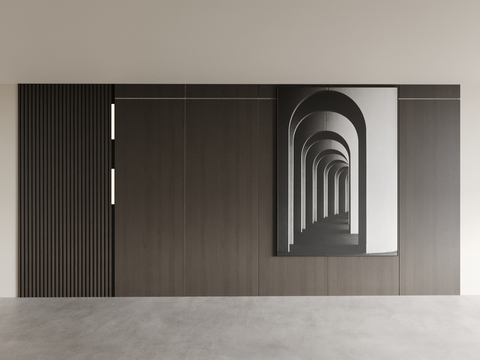 Modern wooden Wall