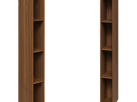 Porada Bookshelf Storage Rack