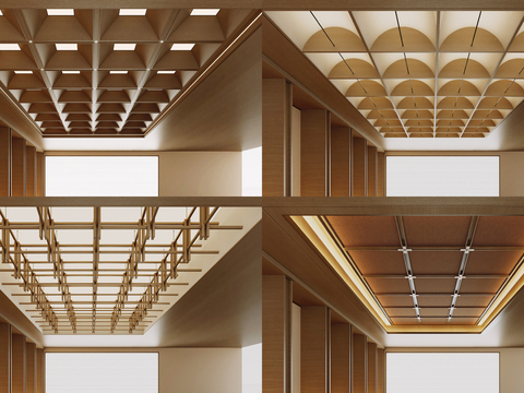 Modern Solid Wood Ceiling Ceiling