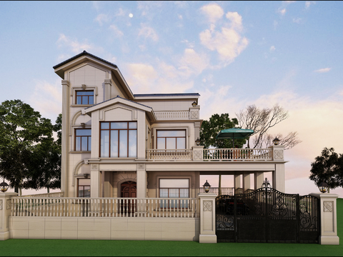 European classical villa appearance