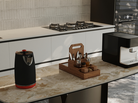 Modern Kitchen Appliances Kettle Kitchen Rack