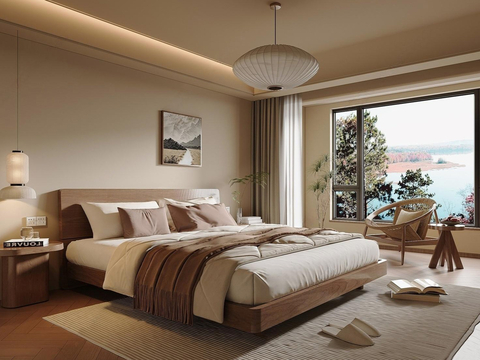 Middle Style Master Bedroom