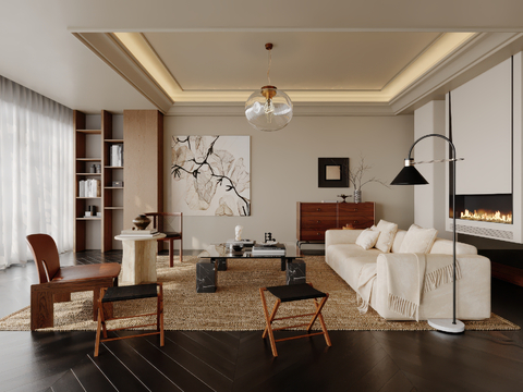 Middle Style Living Room