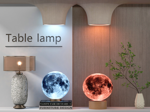 Planet lamp Moon lamp Table lamp