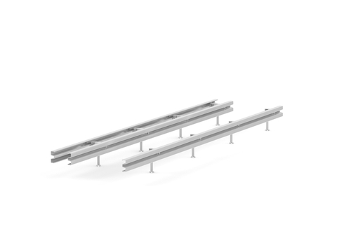 Anti-collision guardrail high-speed guardrail