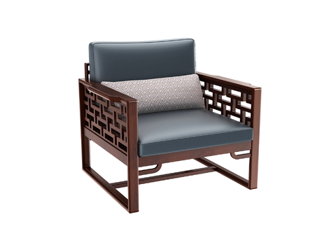 Neo-Chinese Style Chair Lounge Chair Sofa Chair