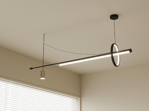 Modern chandelier strip chandelier