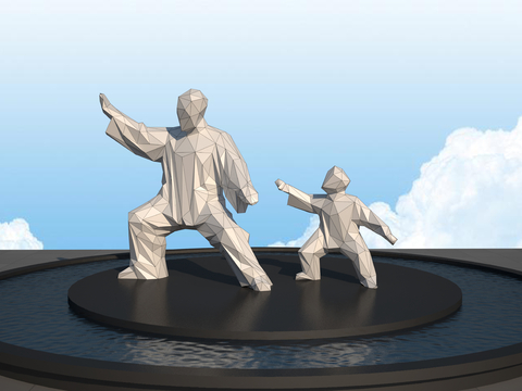 Tai Chi Landscape Sculpture