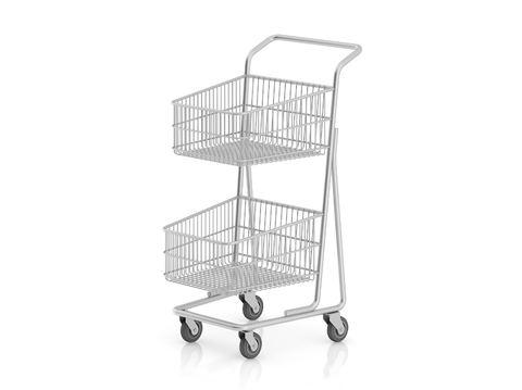 Supermarket shopping cart