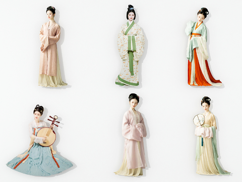 Ancient costume characters Hanfu characters free