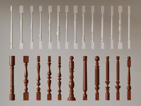 European style railing Aquarius railing stair guardrail