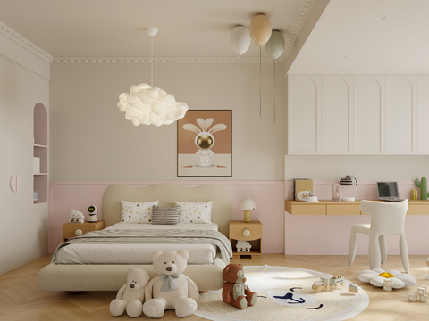 Cream Style kids Bedroom girls room children's room