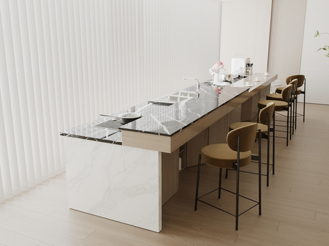 Modern Island Takajima Dining Table