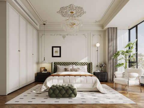 French Master Bedroom