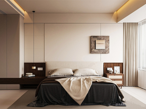 Middle Style Master Bedroom