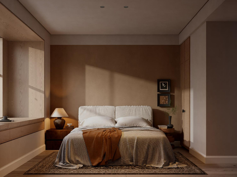 Middle Style Master Bedroom