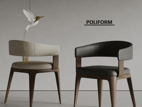 poliform modern chair dining chair