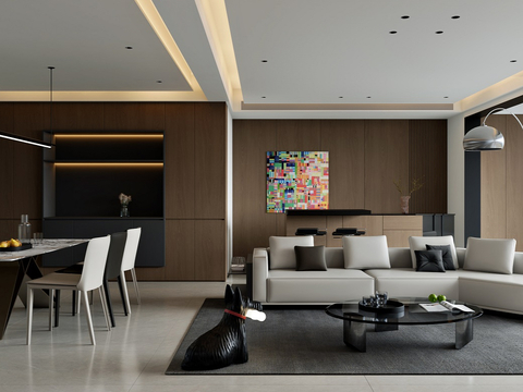 Modern Living&Dining Room