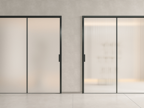 Modern sliding door glass door sliding door