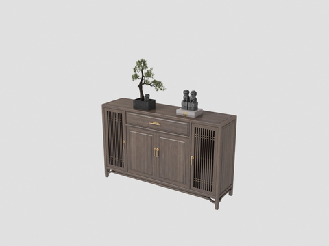 New Chinese Side Cabinet Entrance Cabinet