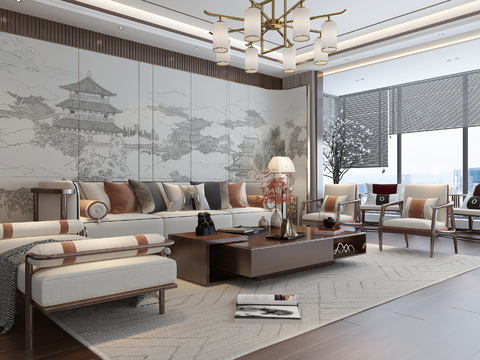 New Chinese Living Room