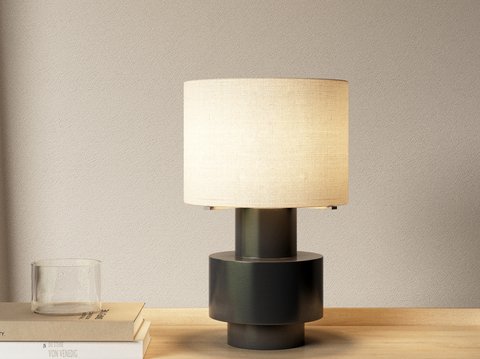 Quiet wind table lamp bedside lamp