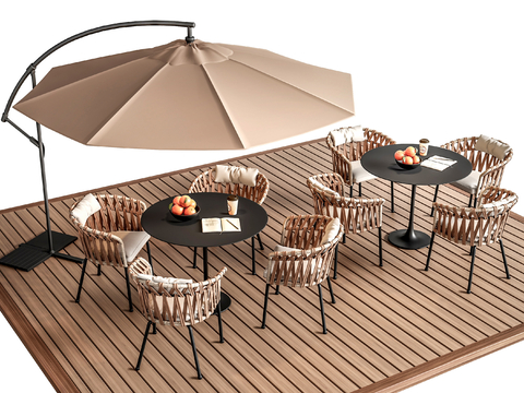 Modern Outdoor Table and Chair Camping Table and Chair Parasol